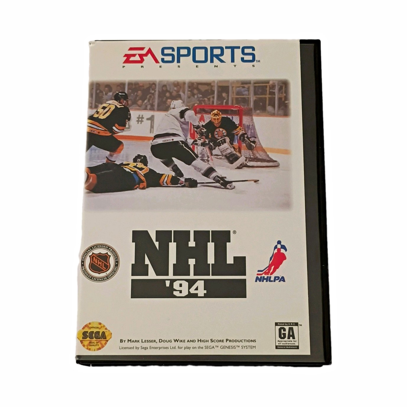 EA SPORTS NHL ’94 for Sega Genesis Complete w/ Manual & Case GA 1993