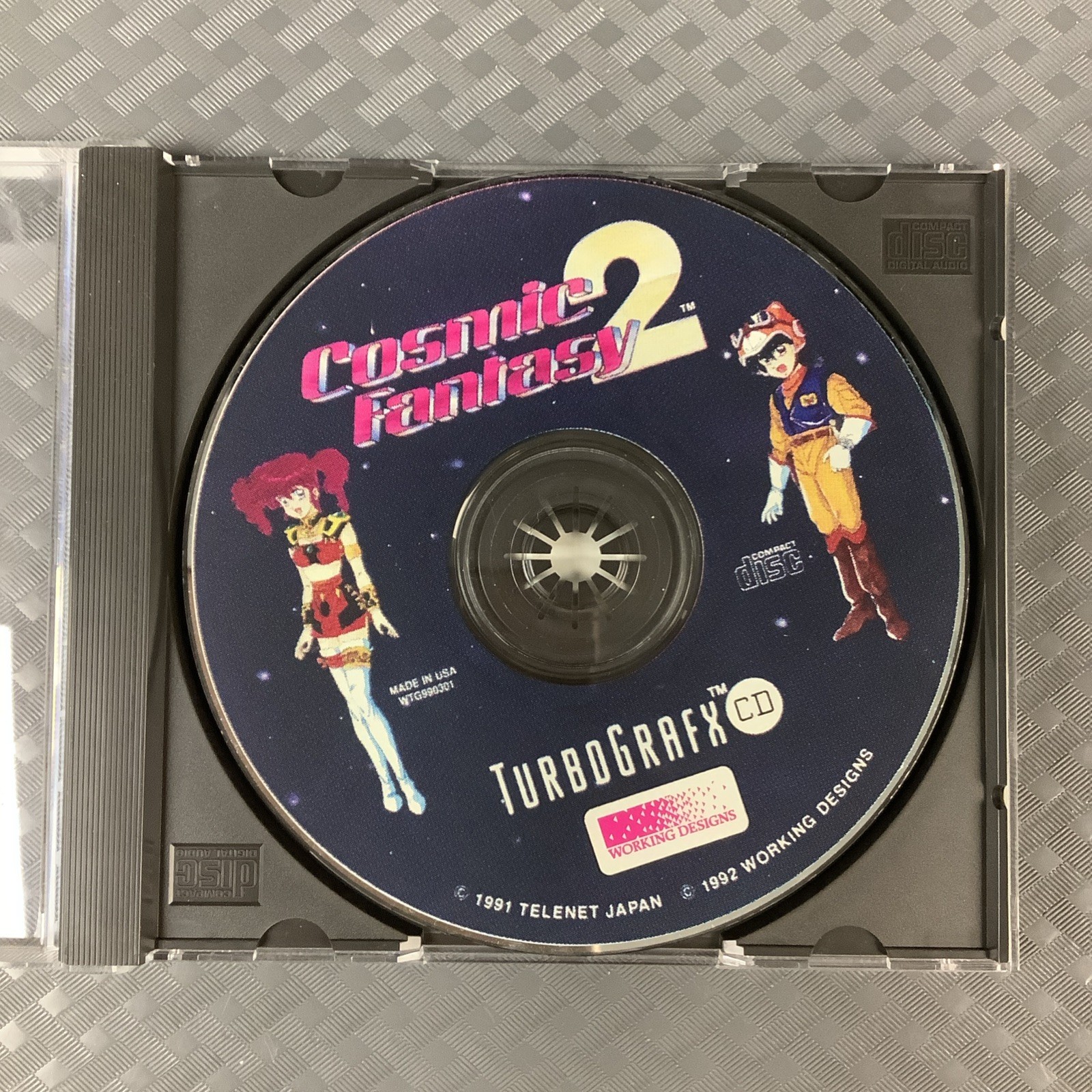 Cosmic Fantasy 2 (TurboGrafx CD Turboduo) No Manual! Nice Shape! Working Designs