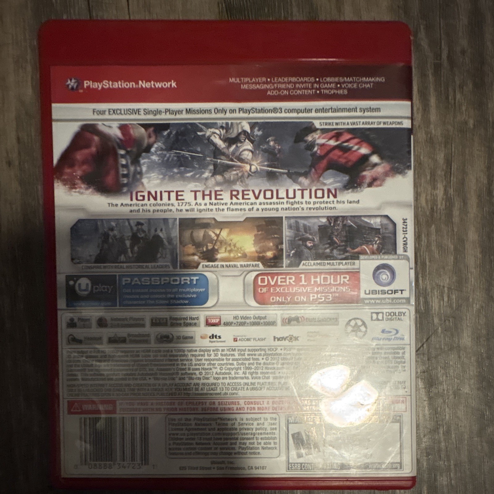 Assassin’s Creed III Greatest Hits (PS3) Ubisoft M Action Adventure