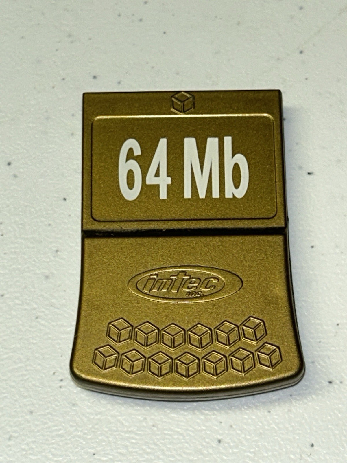 Intec 64MB GOLD Memory Card for Nintendo Gamecube Gaming Console System