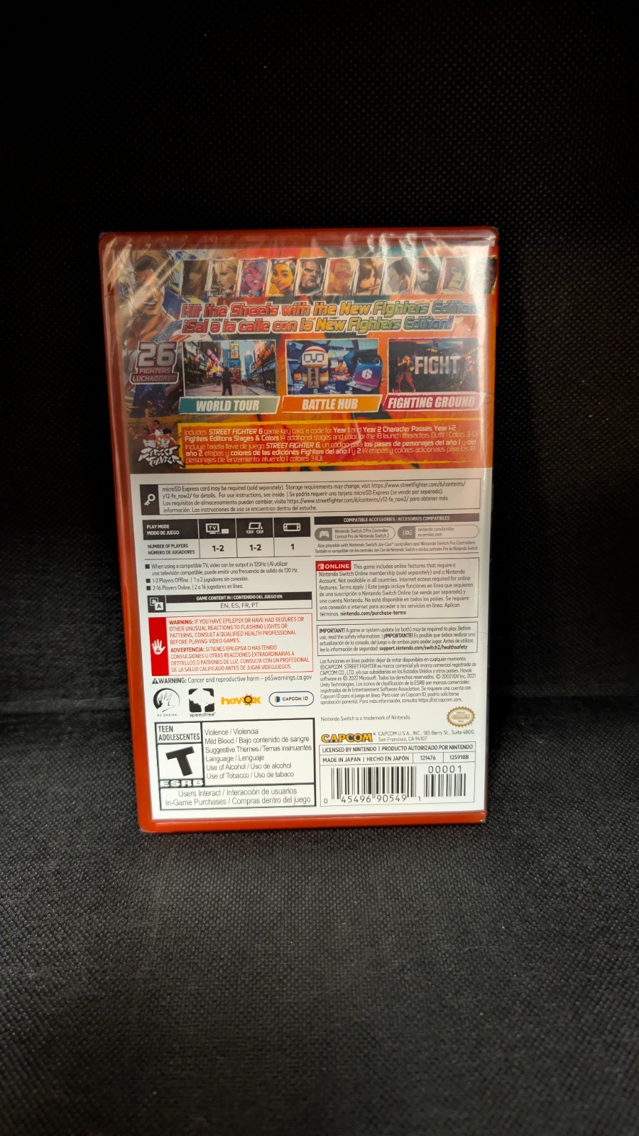Street Fighter 6 – Years 1-2 Fighters Edition – Nintendo Switch 2 – NEW SEALED