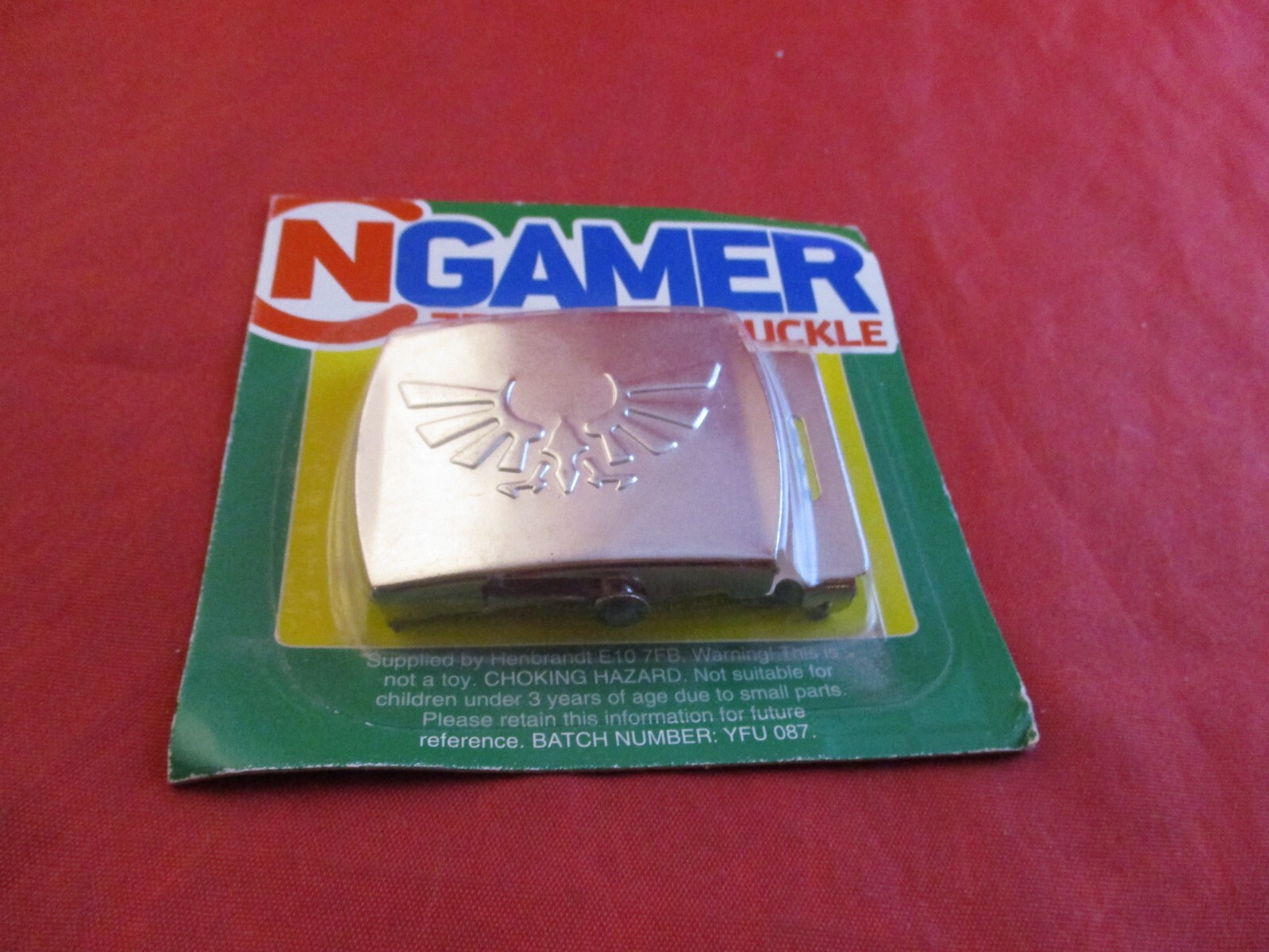 The Legend of Zelda Belt Buckle NGamer Promo *NEW*