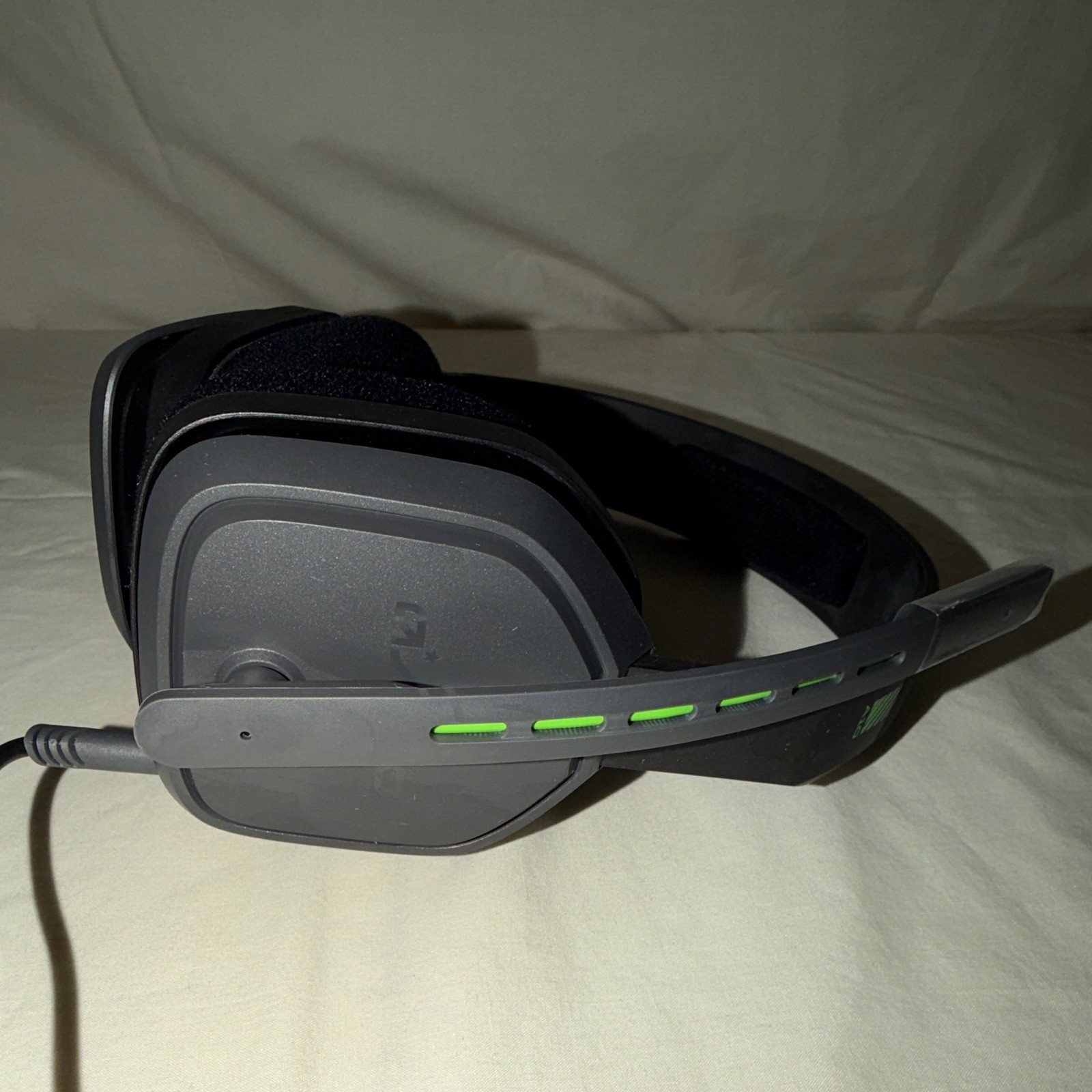 Astro A10 Wired Over-Ear Gaming Headset, 3.5mm Jack Boom Mic, Black/Green