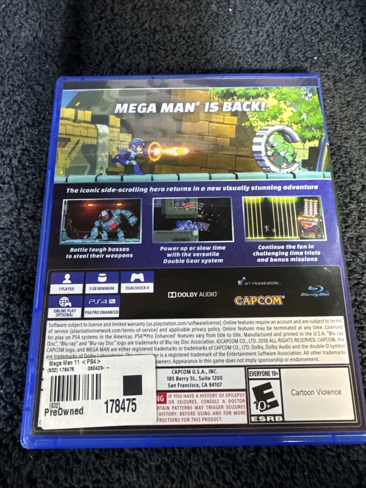 Mega Man 11 (PlayStation 4, 2018)- Tested And Working!