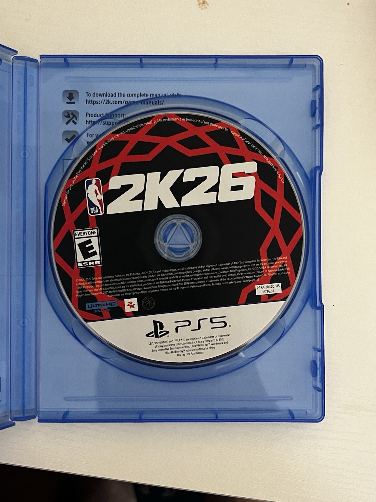 NBA 2K26 PlayStation 5 Video Game