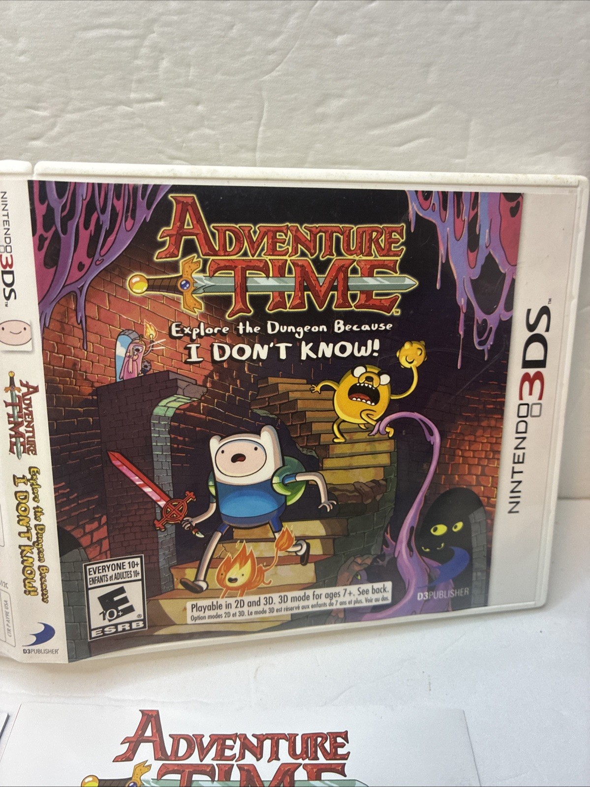 Adventure Time Explore the Dungeon Because I Don’t Know! Nintendo 3DS 2DS CIB