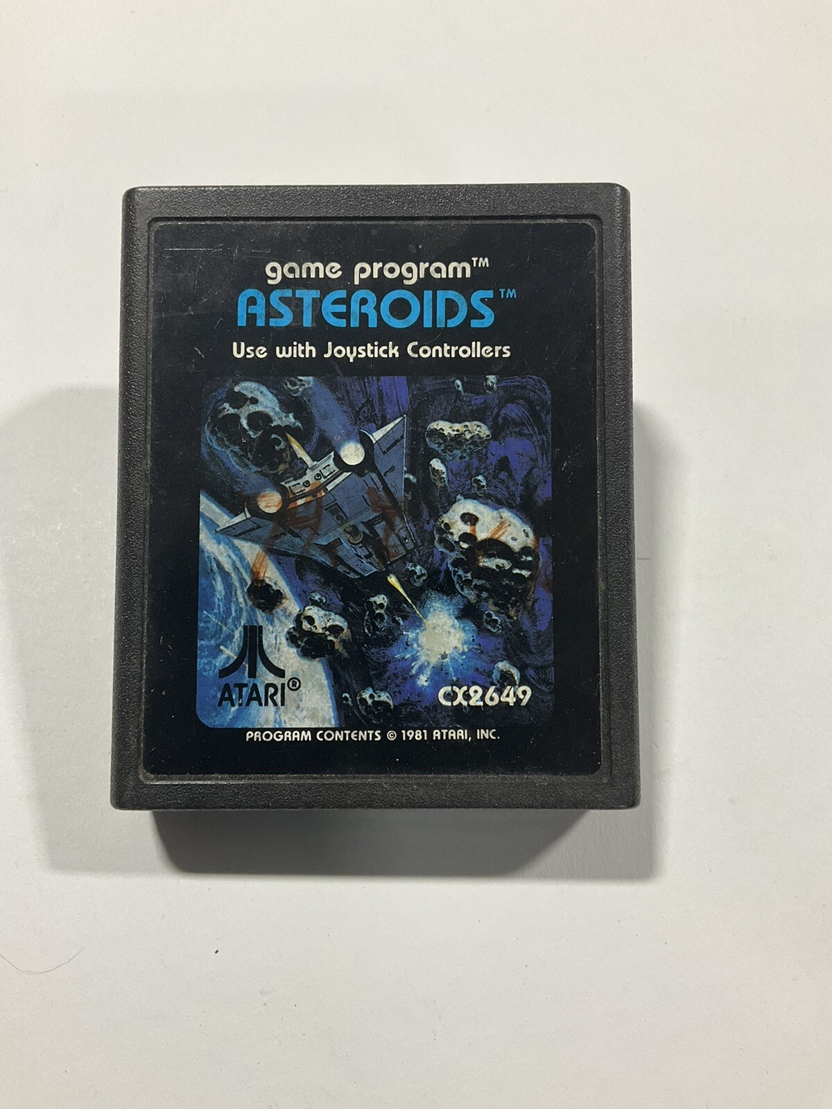 Asteroids Game Program Atari Video Game Cartridge Only 1981 Atari Inc