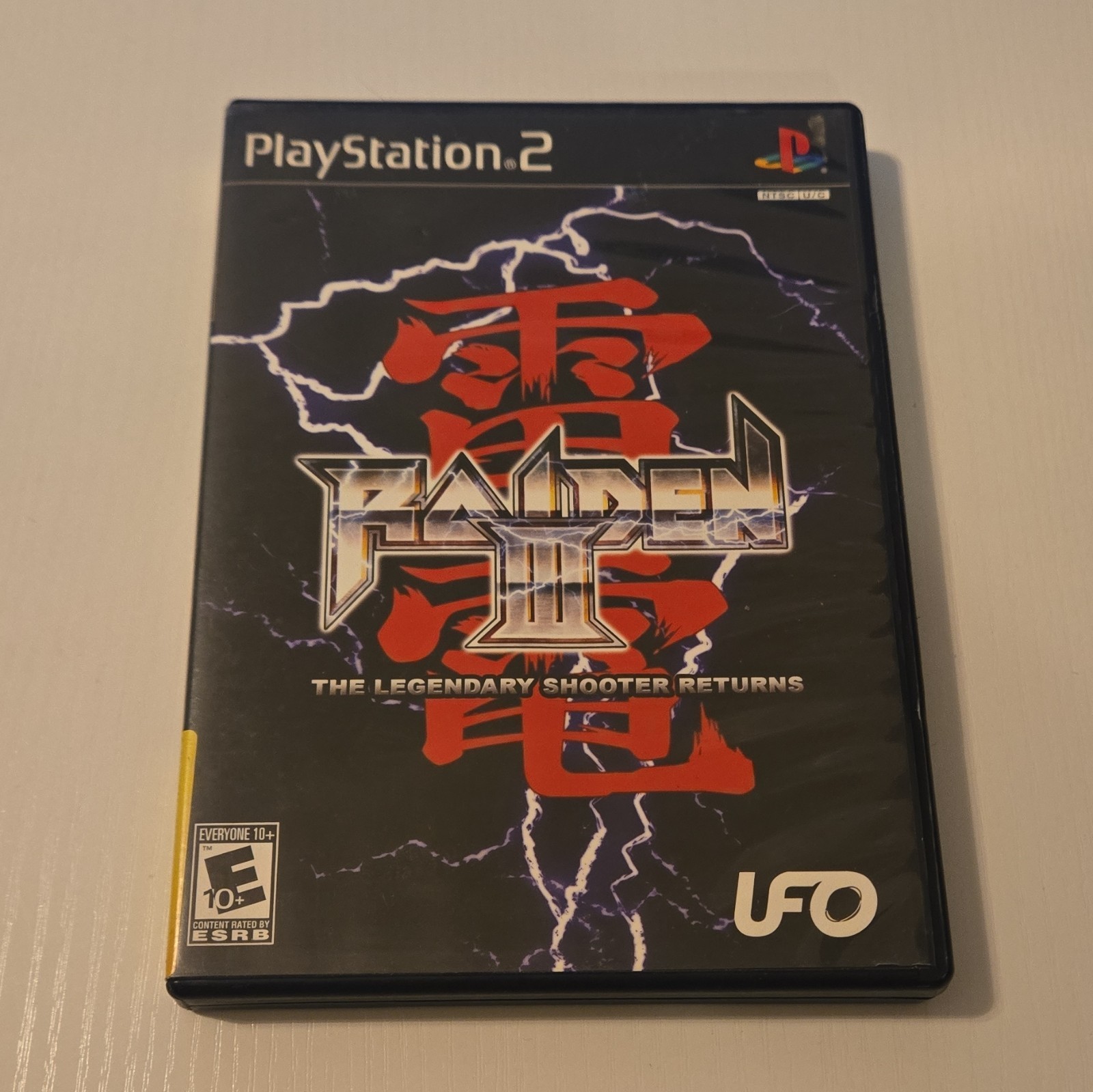 UFO Interactive Raiden III Sony PlayStation 2 PS2 Manual Shooter NTSC-U/C E10+