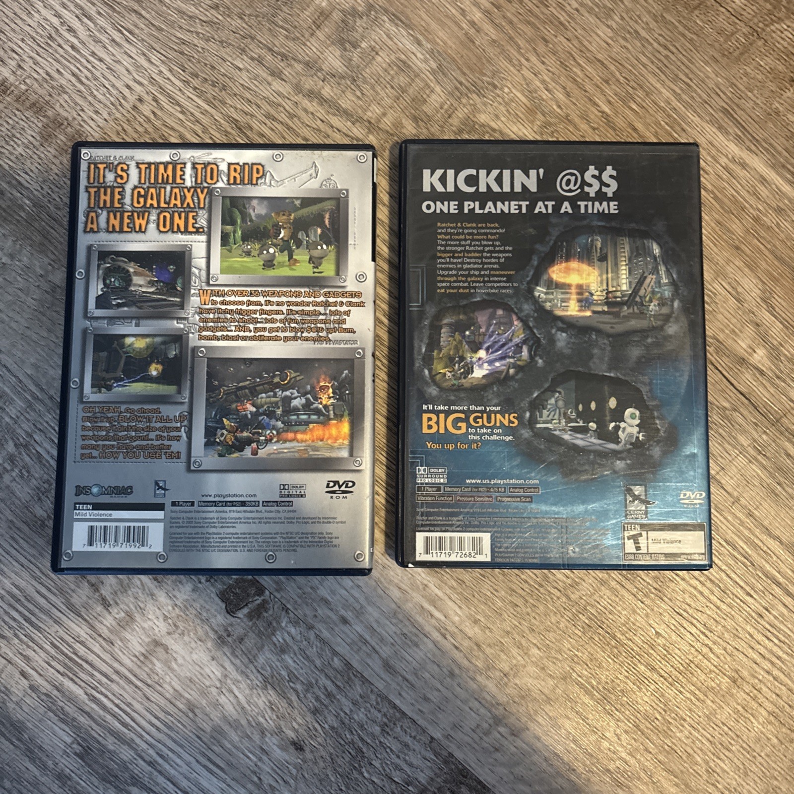 Ratchet & Clank and Ratchet & Clank Going Commando PlayStation 2
