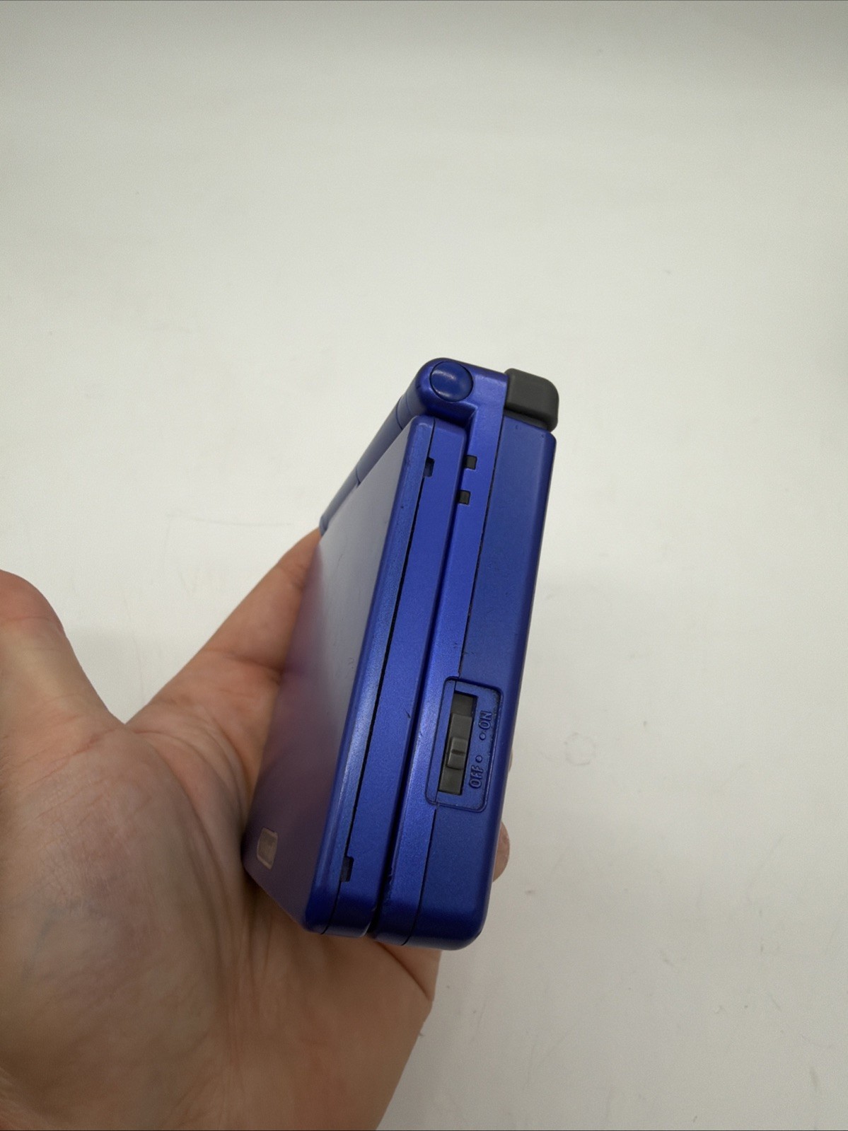 Nintendo Game Boy Advance SP Cobalt Blue Handheld Console AGS-001 4Games&charger