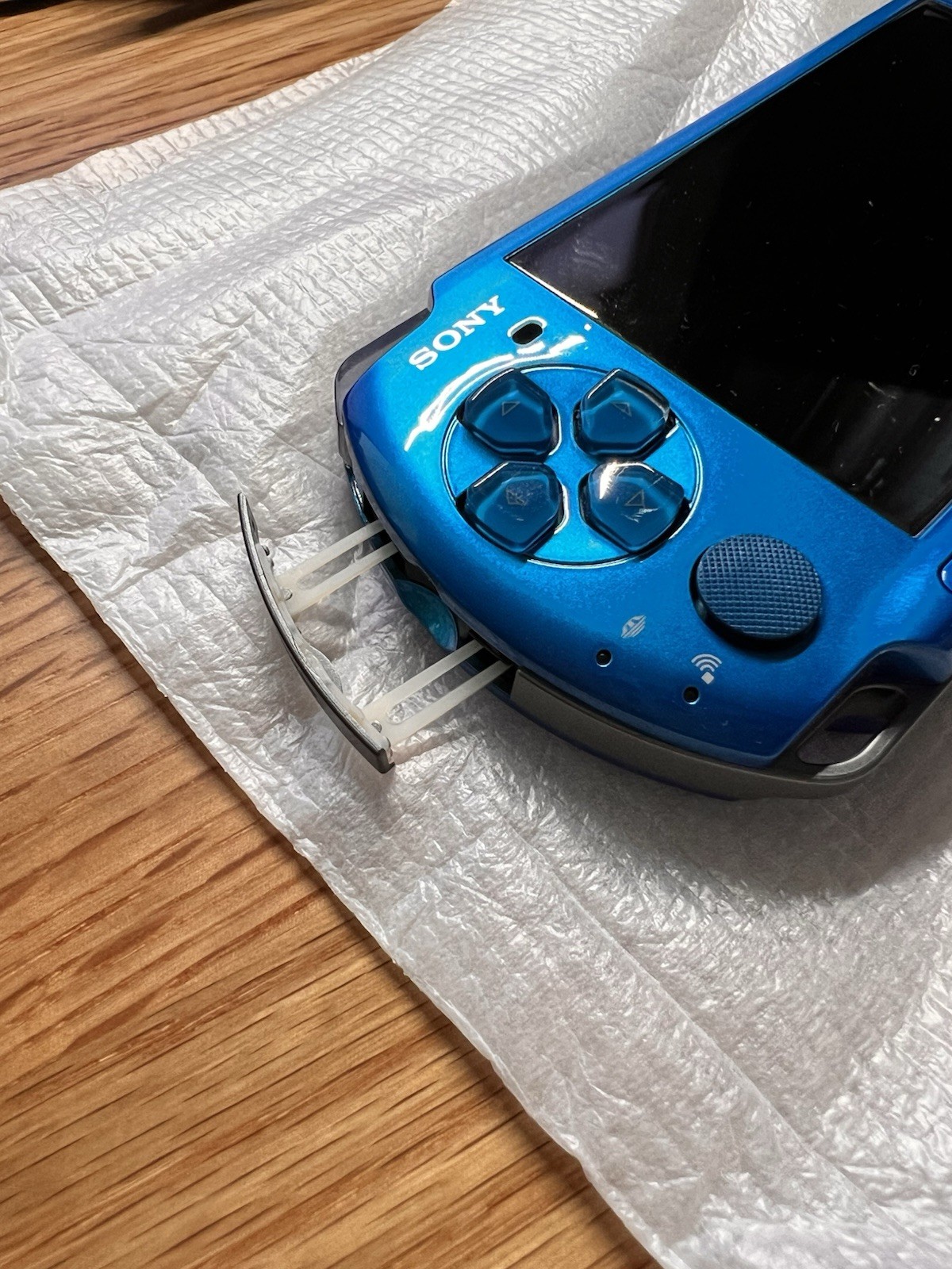 Sony PSP-3000 Vibrant Blue Handheld Console