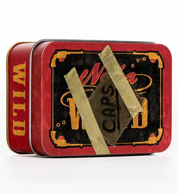 Fallout Bottle Cap Series Nuka Cola Wild With Collectible Tin x 20 Caps