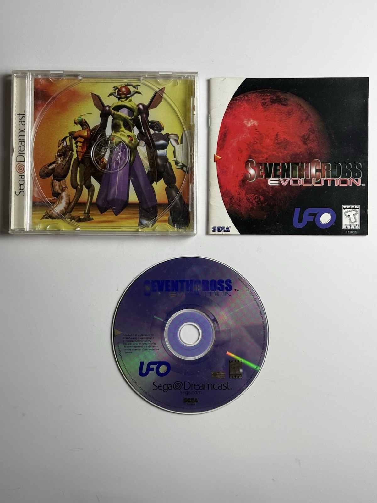 Seventh Cross: Evolution (Sega Dreamcast, 1999) Complete – Tested!