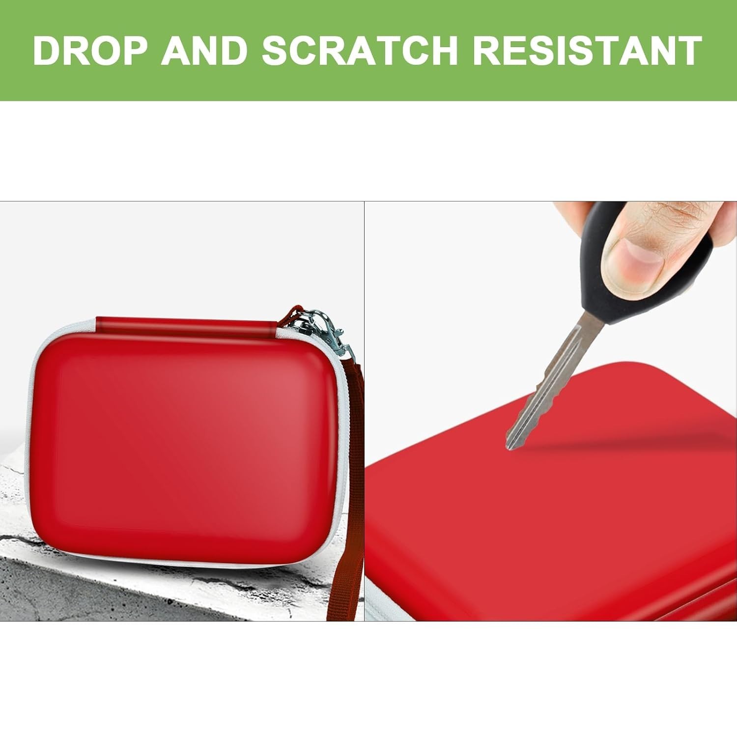 Durable EVA Case for Retro Handheld Consoles – Organizer with 2 Compartments