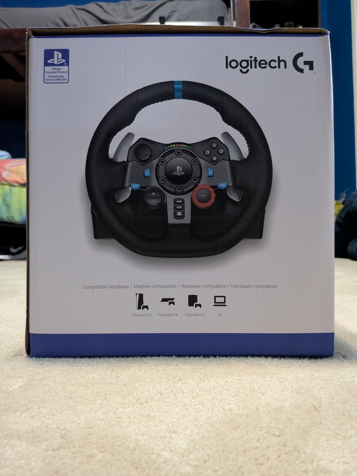 Logitech G29 Driving Force Racing Wheel – Black (941-000110)