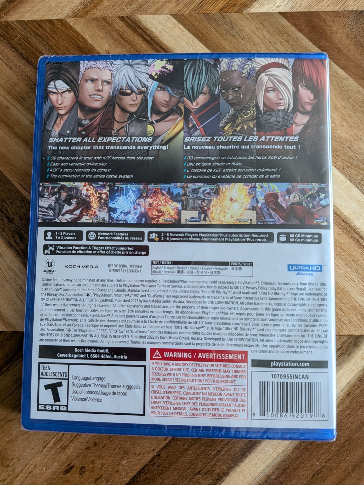 The King of Fighters XV PlayStation 5 Sealed