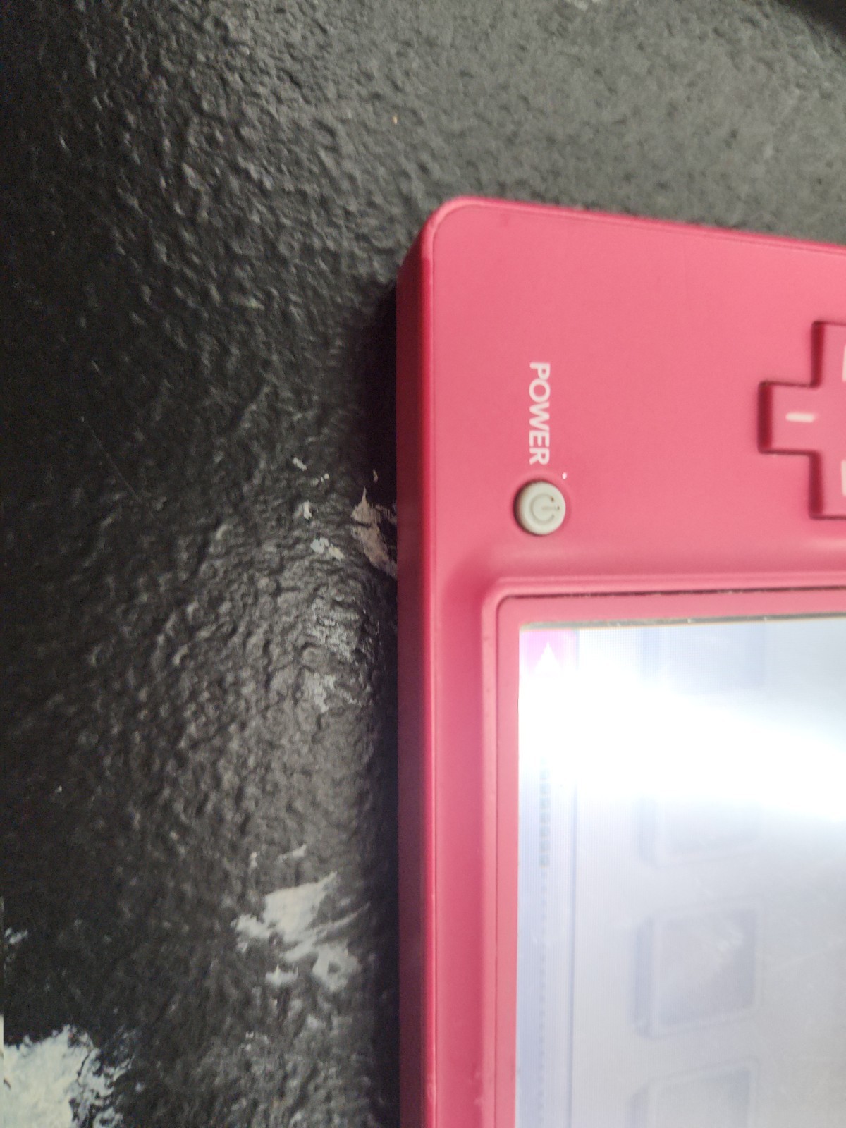 As-Is Nintendo DSi Pink Powers On LCD BLEED Good Shell Hinge