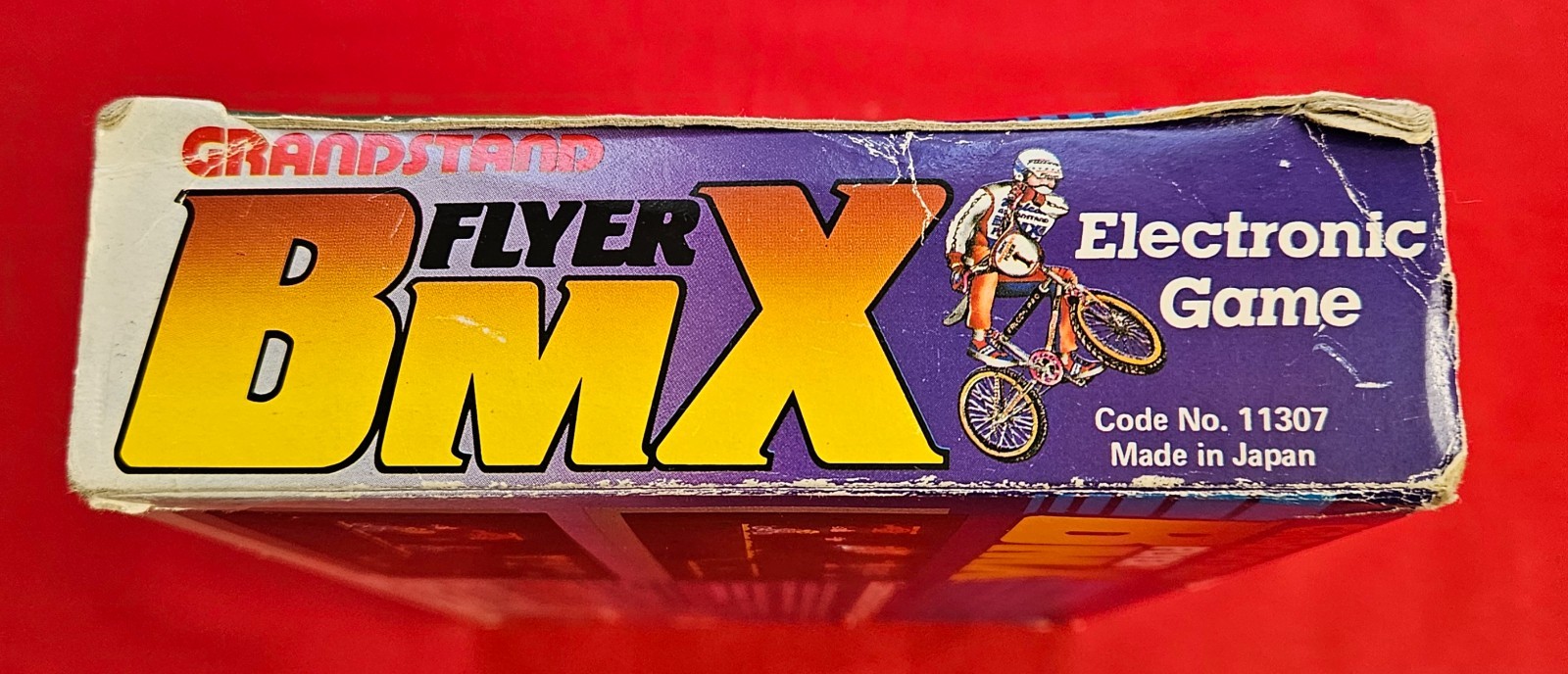 Grandstand Flyer BMX handheld Game&watch lcd game lasercolour Tomy