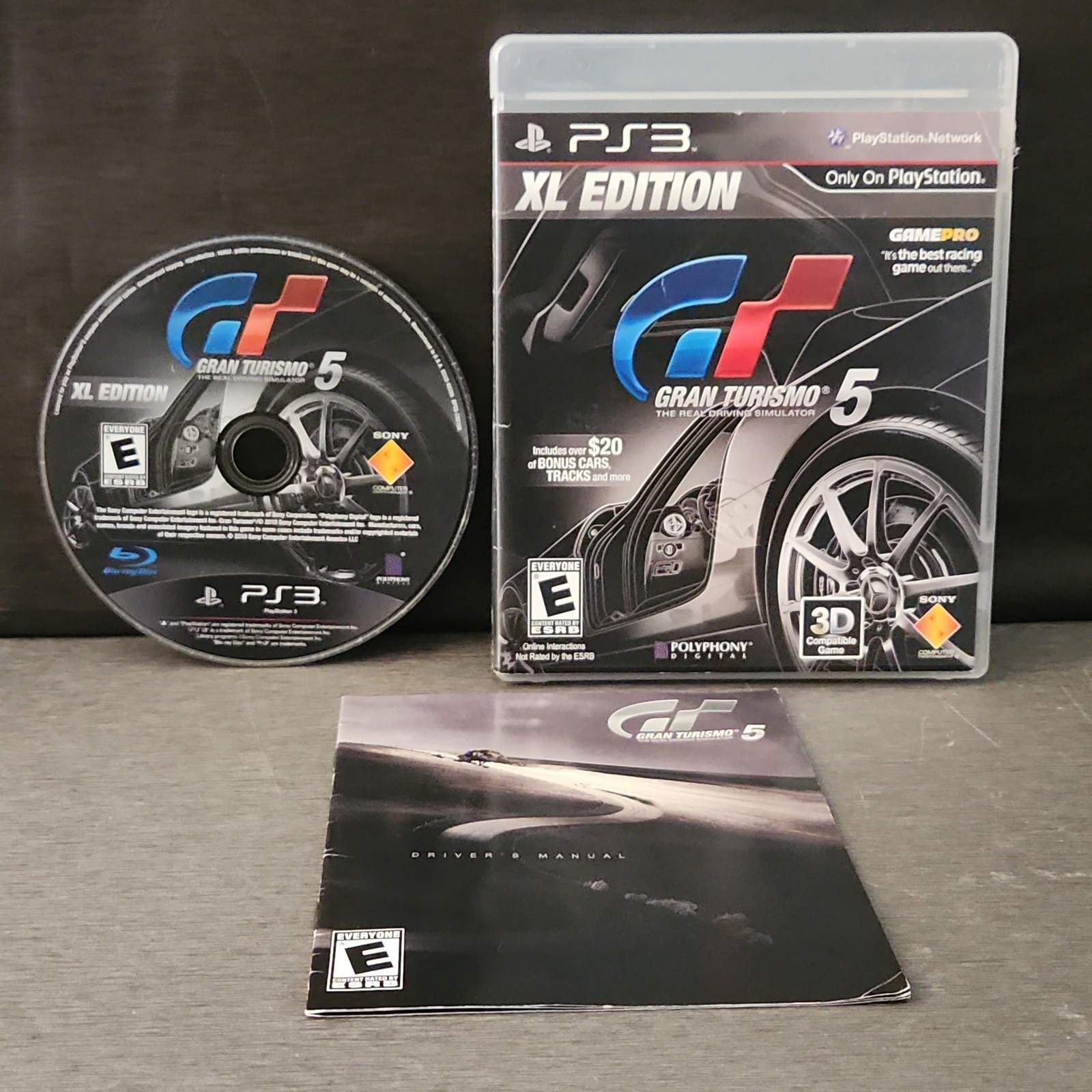 Gran Turismo 5 XL Edition Sony PlayStation 3 PS3 Game CIB