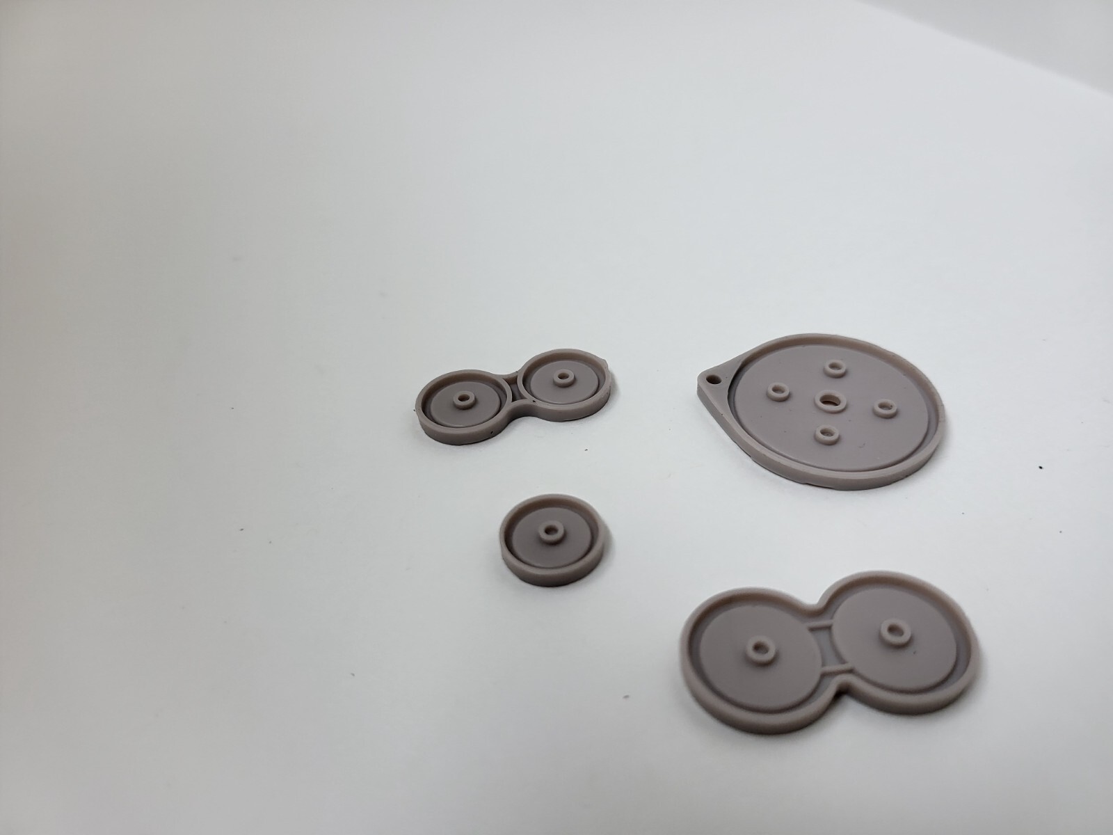 Rubber + Plastic Buttons Contacts Conductive Silicon Pads for Gameboy Advance SP