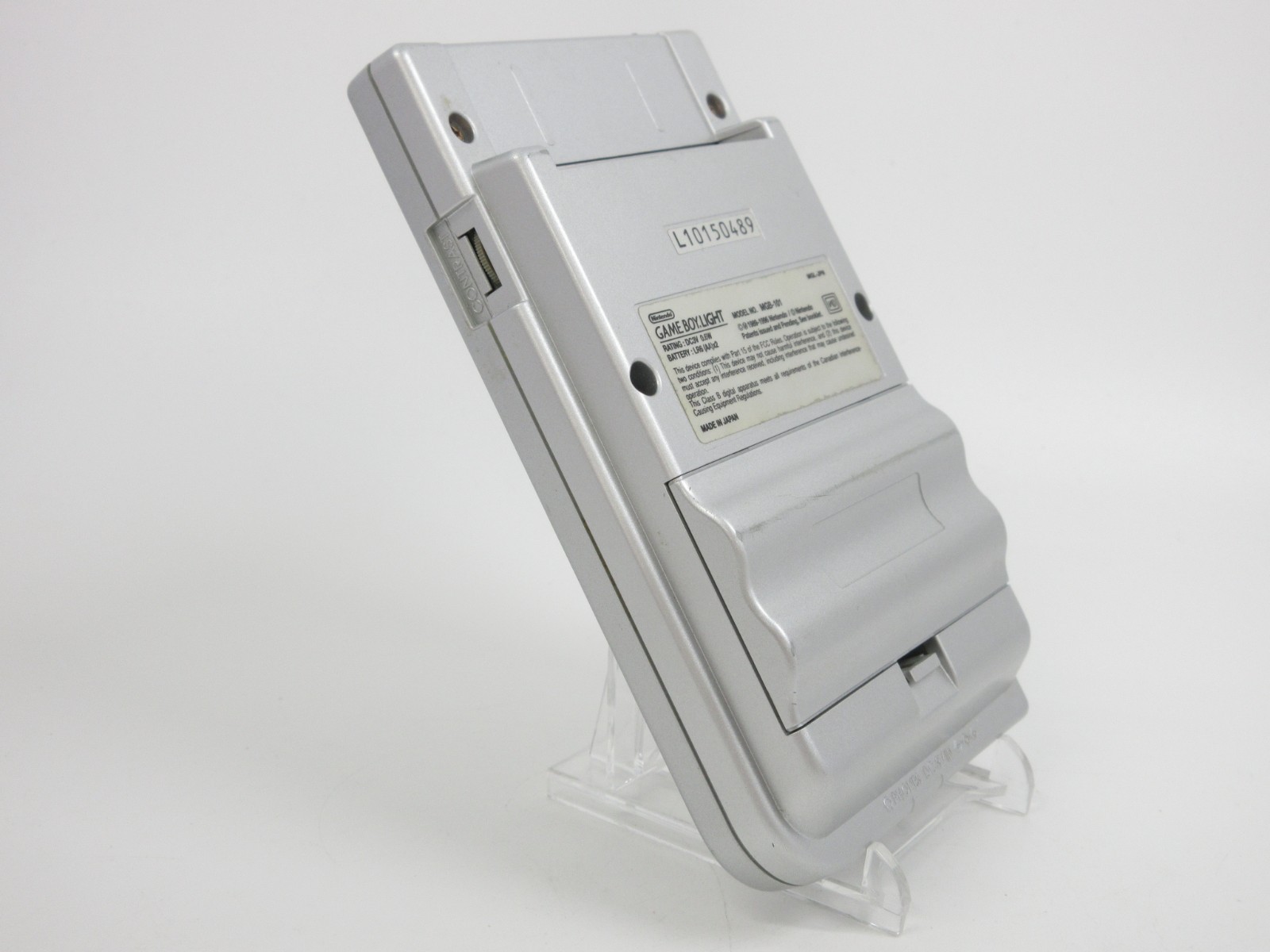 【Very Good】Nintendo Gameboy Light Silver Console Only #DEN2/08/0623/01