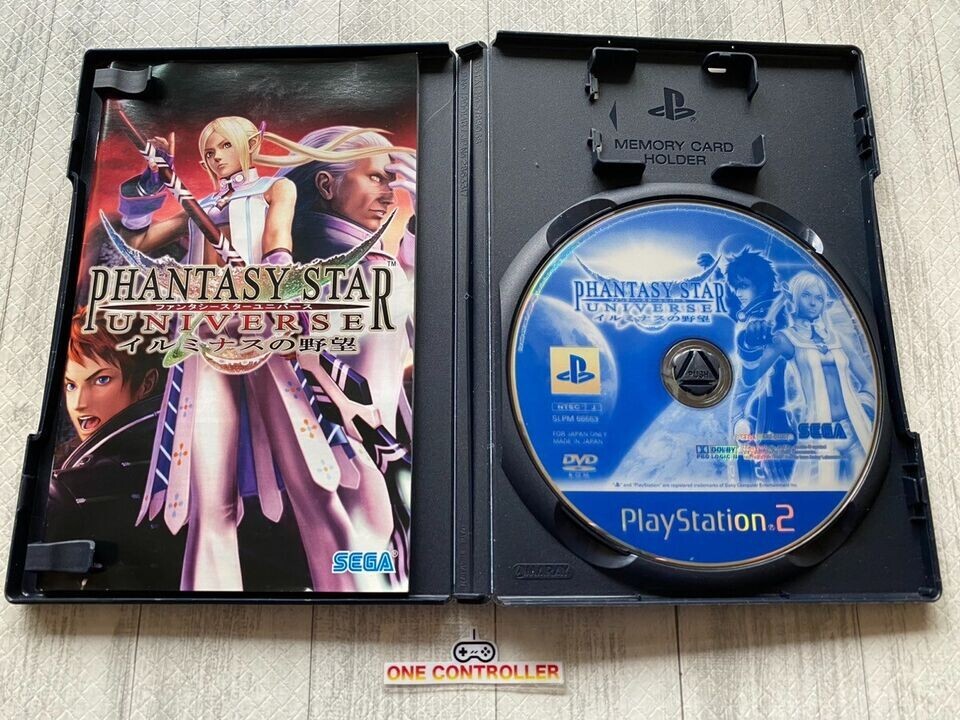 SONY PS2 Kingdom Hearts Ⅰ＆ Ⅱ & Final Mix & Phantasy Star set from japan