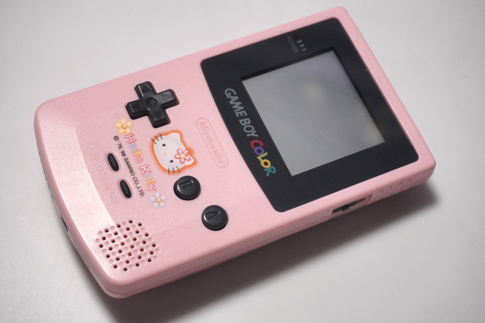 Game Boy Color Hello Kitty Pink Limited console Gameboy system US Seller Excell