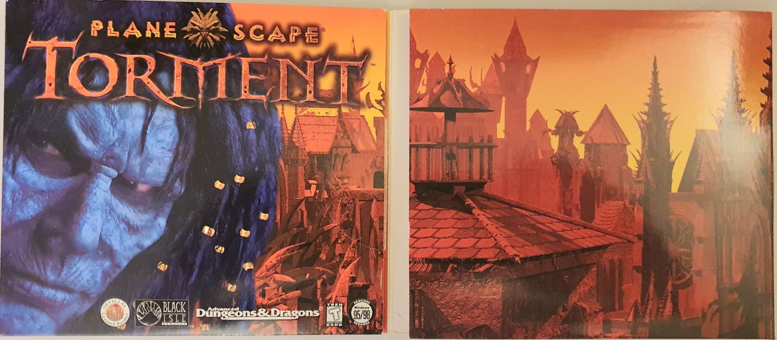 PlaneScape Torment CD pc, 1999 RPG of The Year, Big Box, Black Isle, collectable