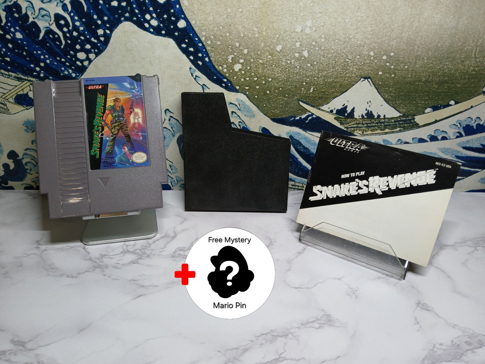NES Snake’s Revenge, 1990, Tested, Game Manual and Sleeve Authentic