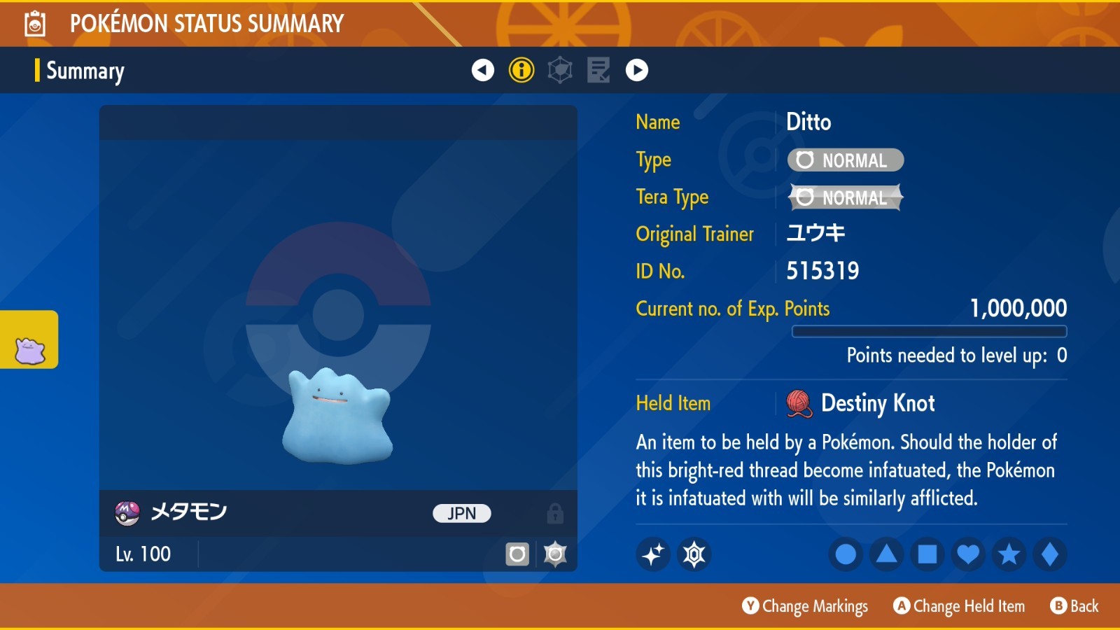💎Pokemon Scarlet and Violet SHINY DITTO 6IV JPN MASUDA