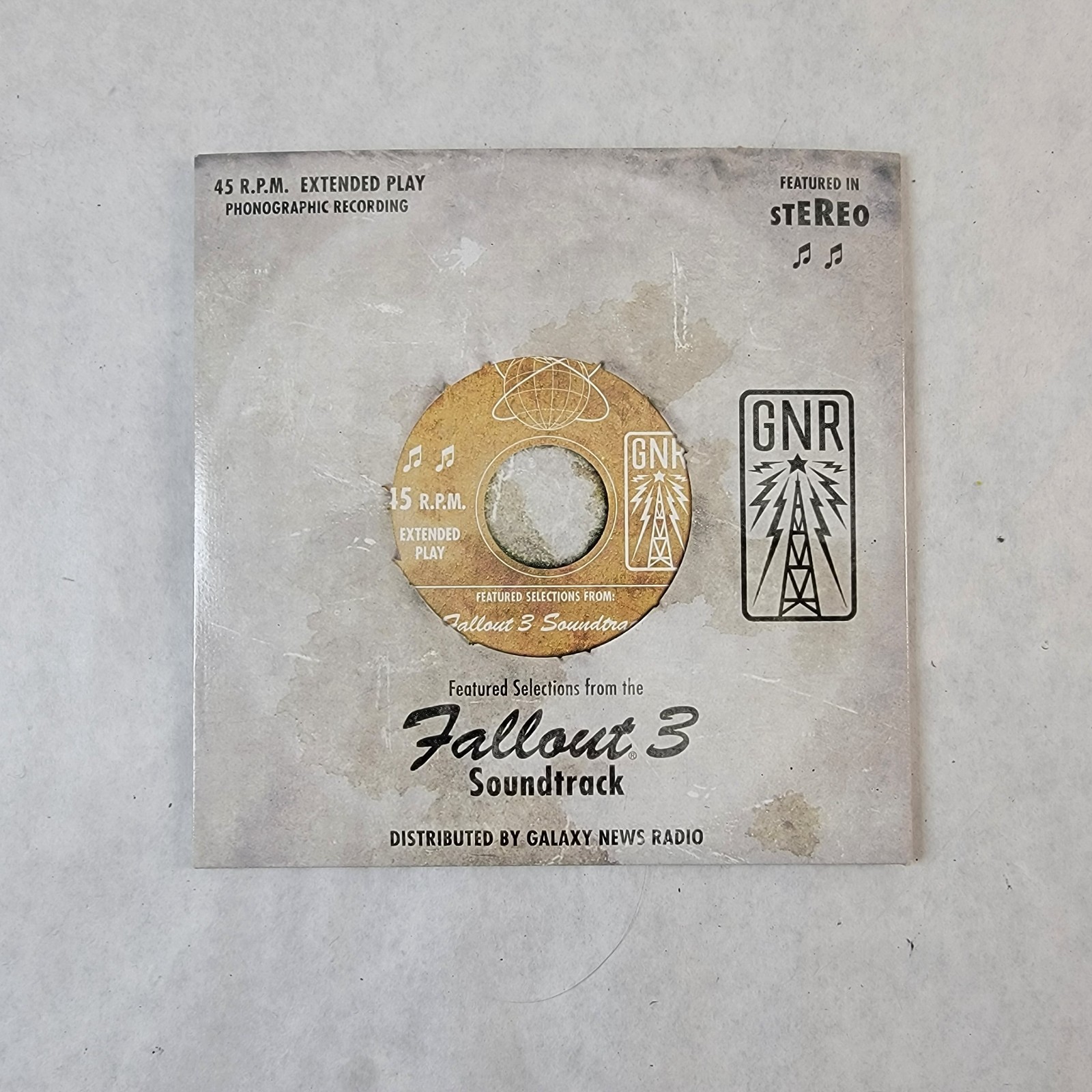 Fallout 3 Soundtrack CD Promo Galaxy News Radio GNR 2008 Bethesda Softworks