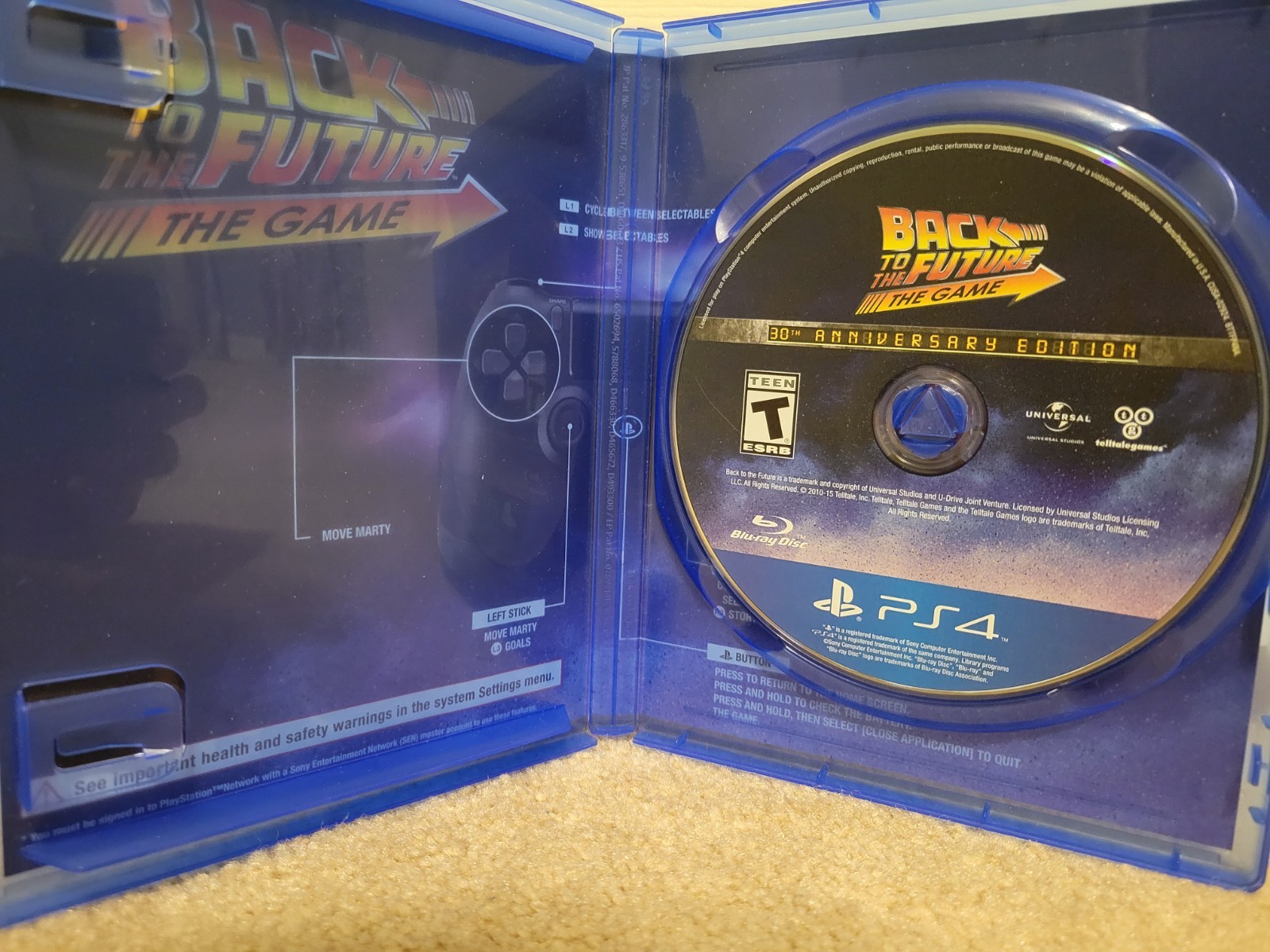 Back to the Future 30th Anniversary PS4 CIB COMPLETE, Tested