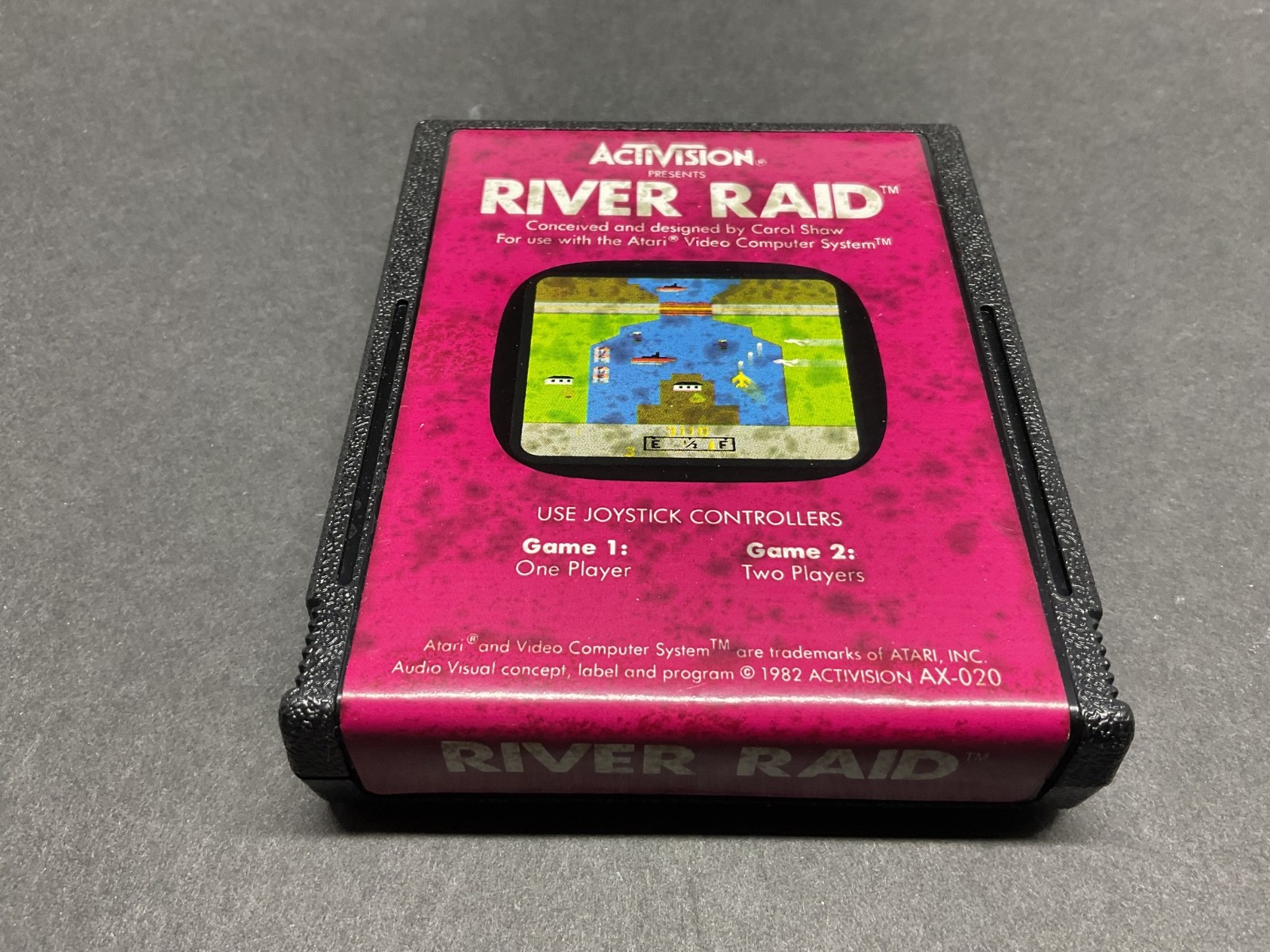 Atari 2600 River Raid Game Complete in Box Tested CIB