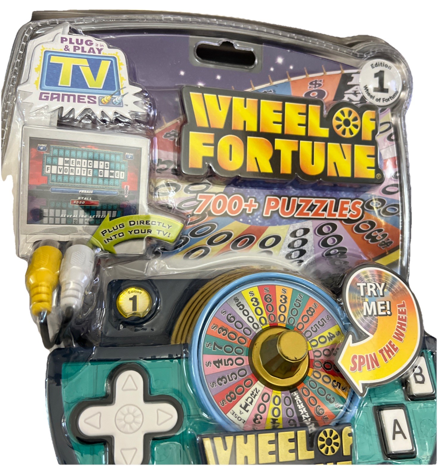 Wheel of Fortune TV Games Jakks Pacific (TV game systems, 2006) see photos