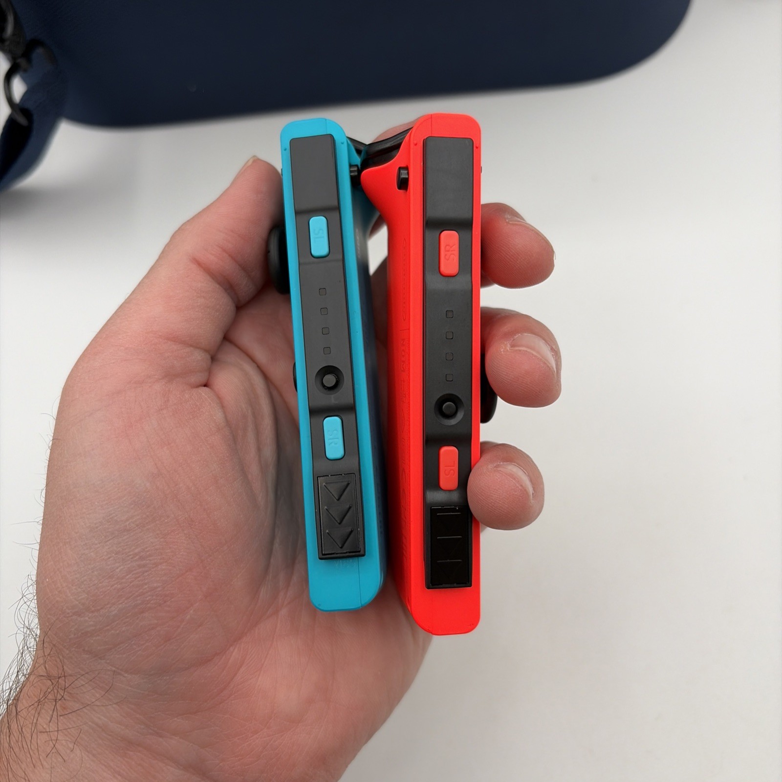 Nintendo Switch Handheld Console Blue Red – Excellent Mint Cond with Extras