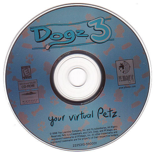 DOGZ 3 III Your Classic Virtual Pet Dogs Game for Windows PC Game NEW CDRom