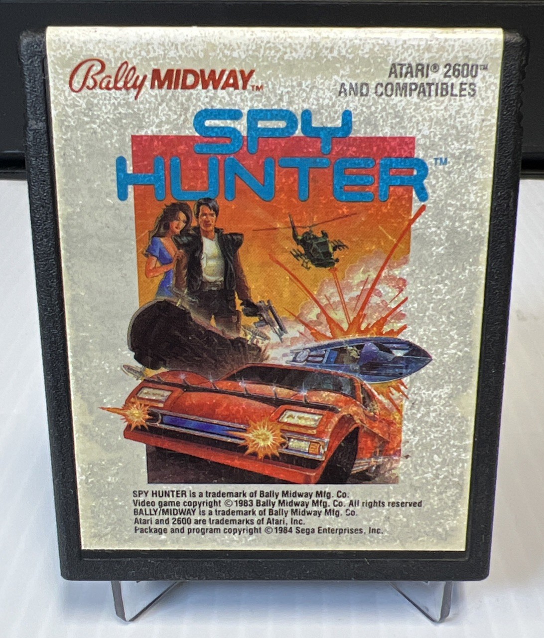 Spy Hunter Atari 2600 Bally Midway classic arcade gaming vehicle combat preowned