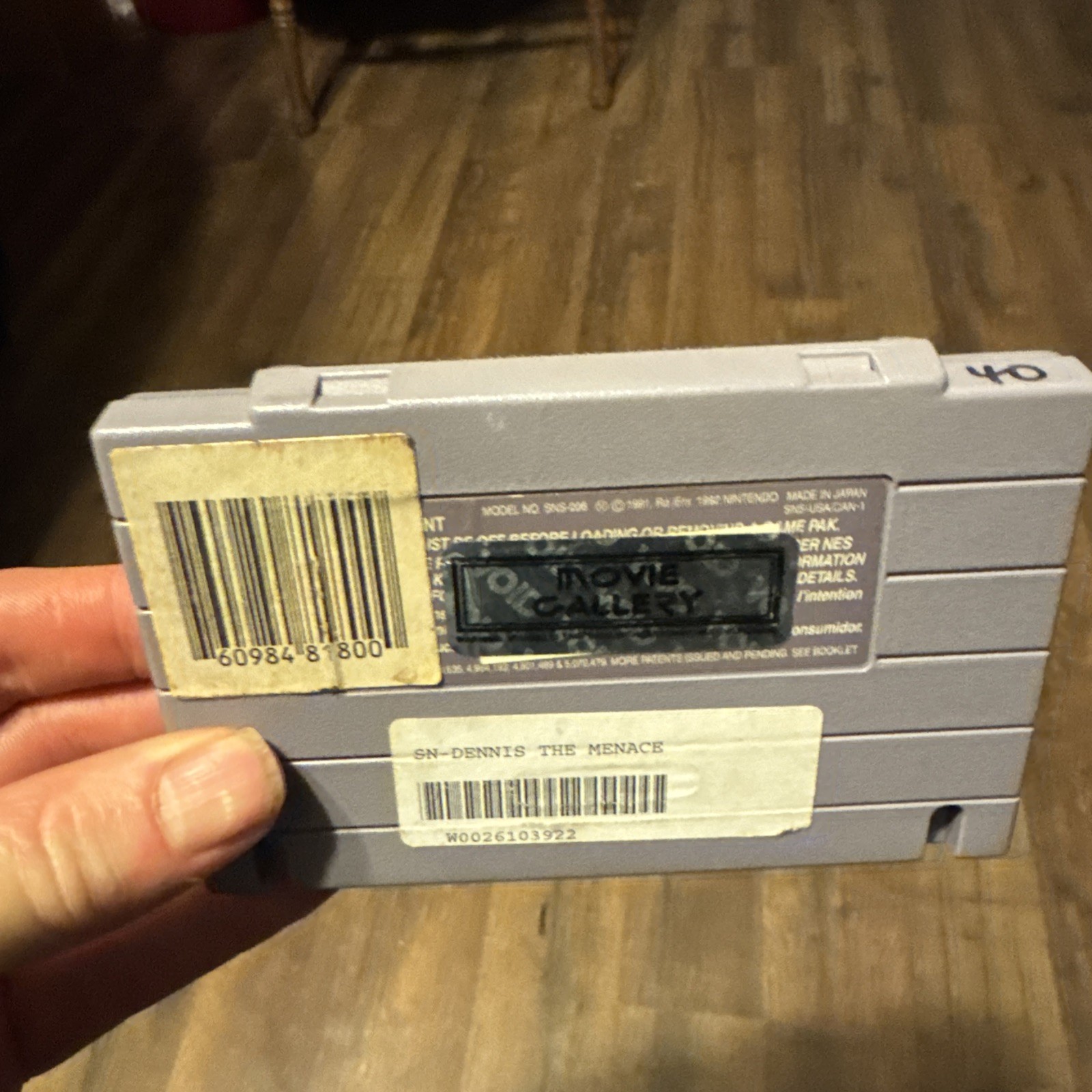 Dennis The Menace Super Nintendo Entertainment System 1993 SNES