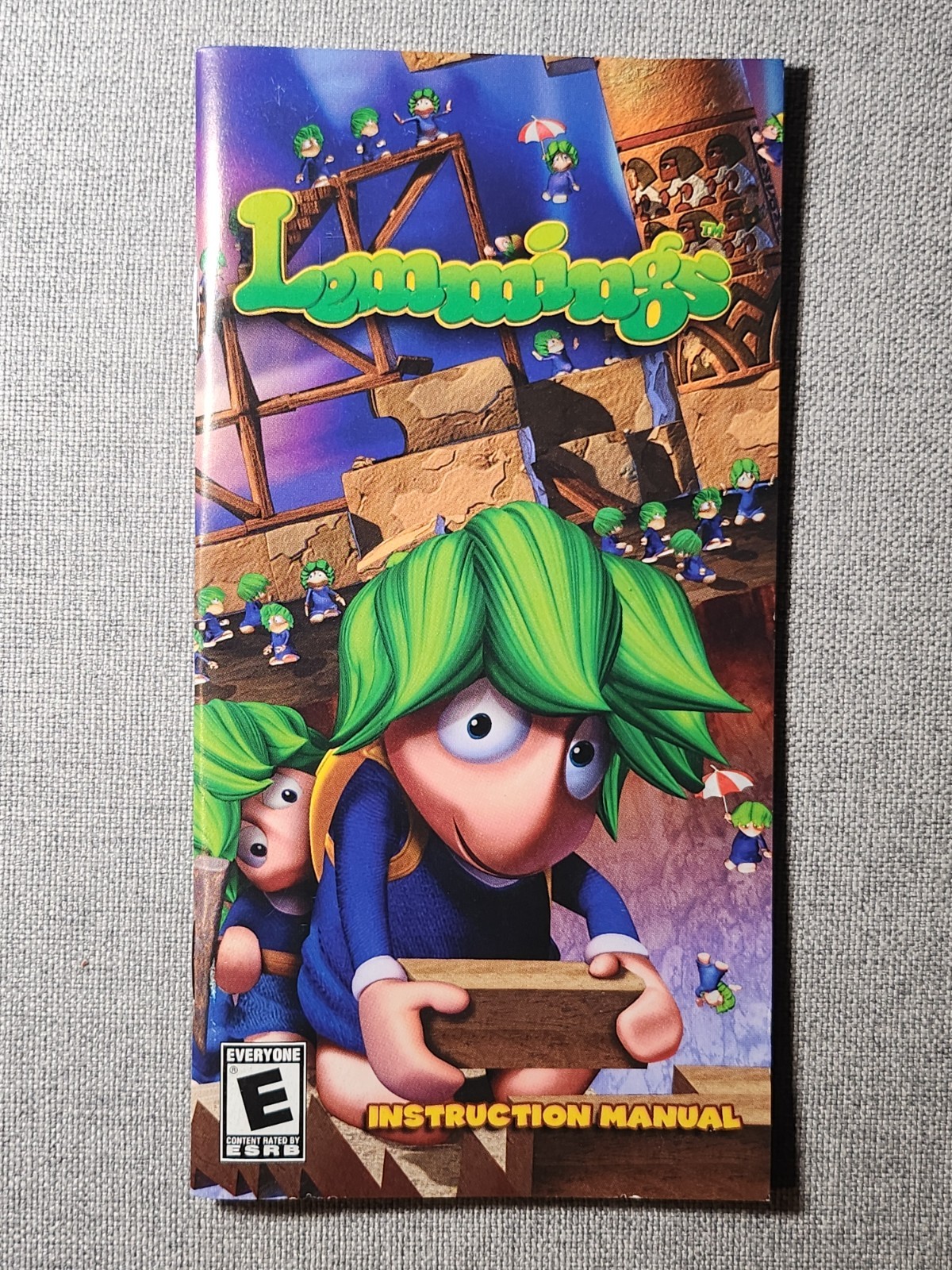 Lemmings Instruction Booklet – Manual Only – PlayStation Portable (PSP)