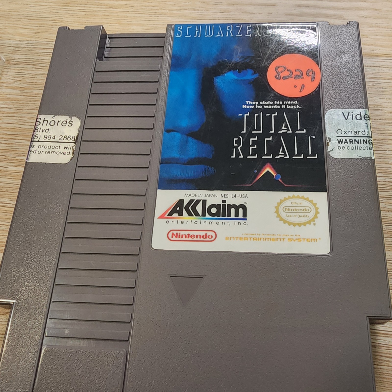 Total Recall (Nintendo Entertainment System, 1990)CIB-NM-VG