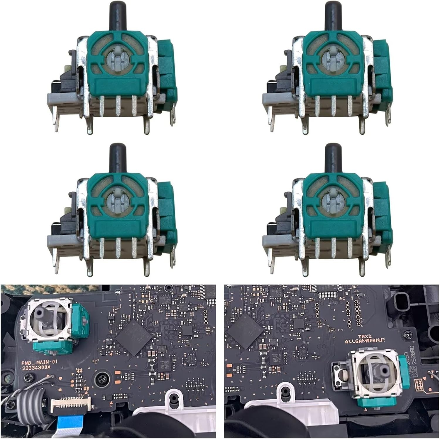 1000Pc Analog Stick Joystick Replacement For PS4 Dualshock 4 Xbox One Controller