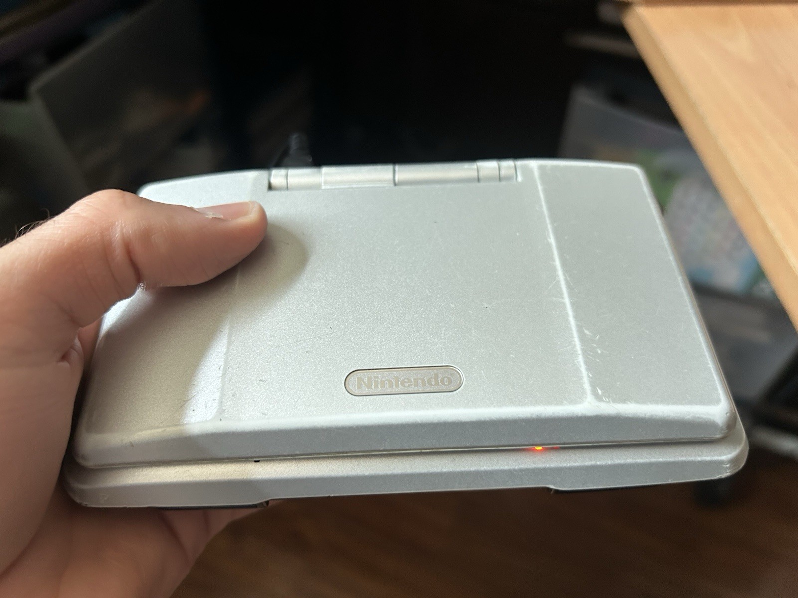 Original Nintendo DS Silver Console (Authentic and Working)