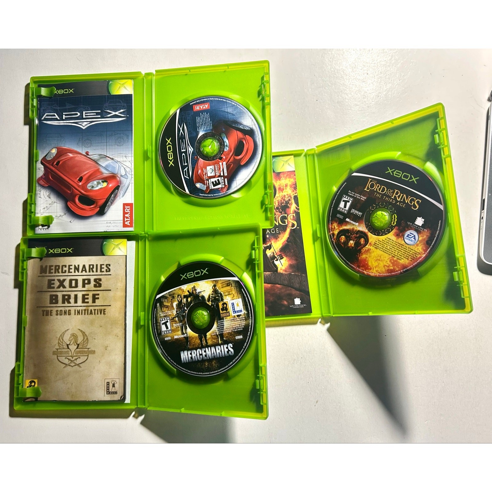 Xbox Video game bundle Action lot🔥Works Nice! Bloodrayne Chronicles of Riddick
