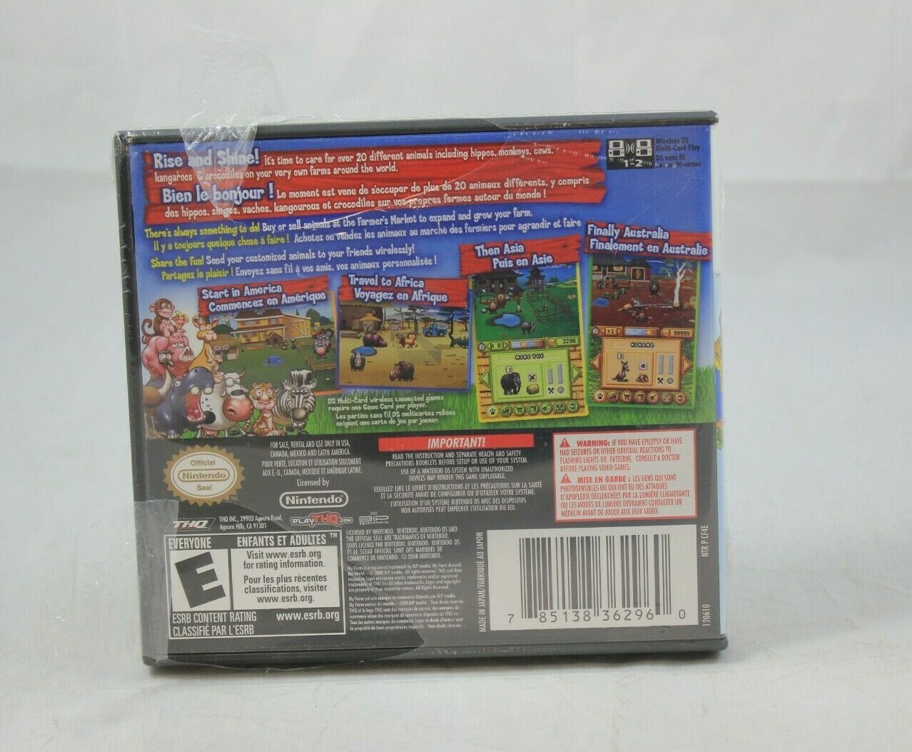 My Farm Around the World Nintendo DS NEW