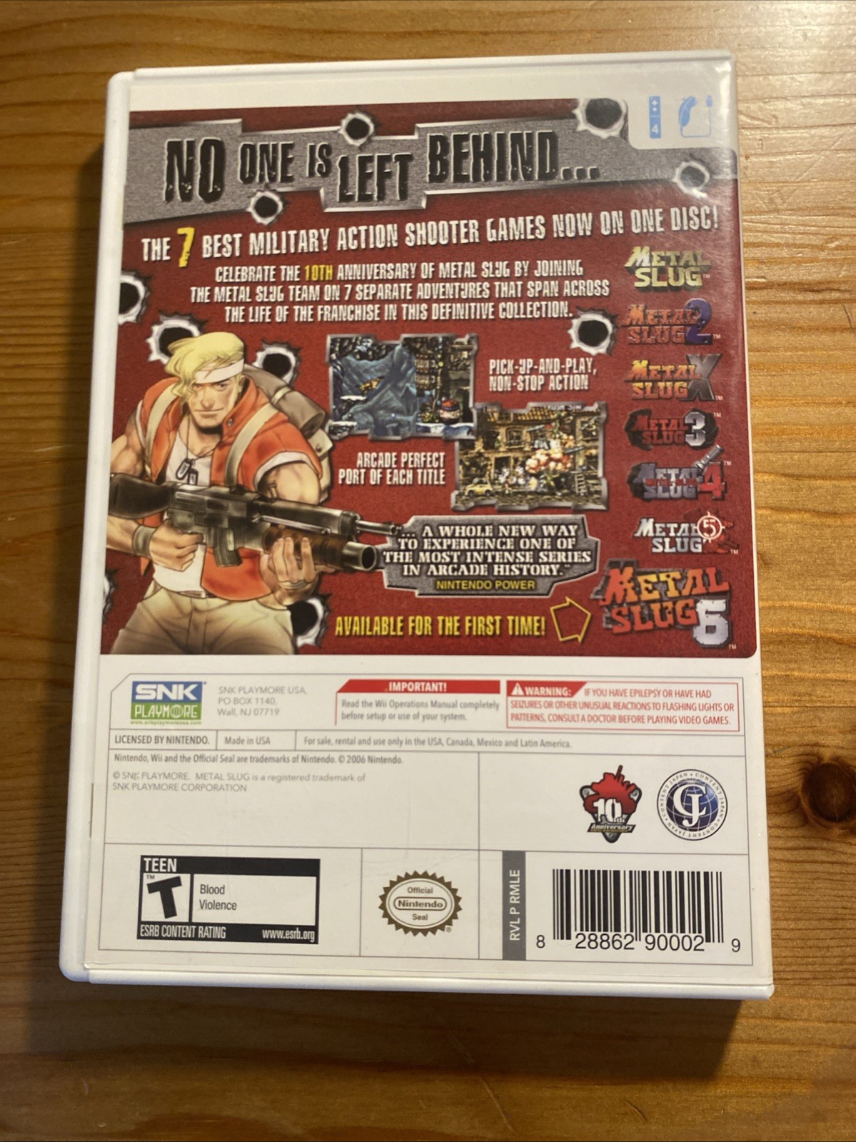 Metal Slug Anthology (Nintendo Wii, 2006)