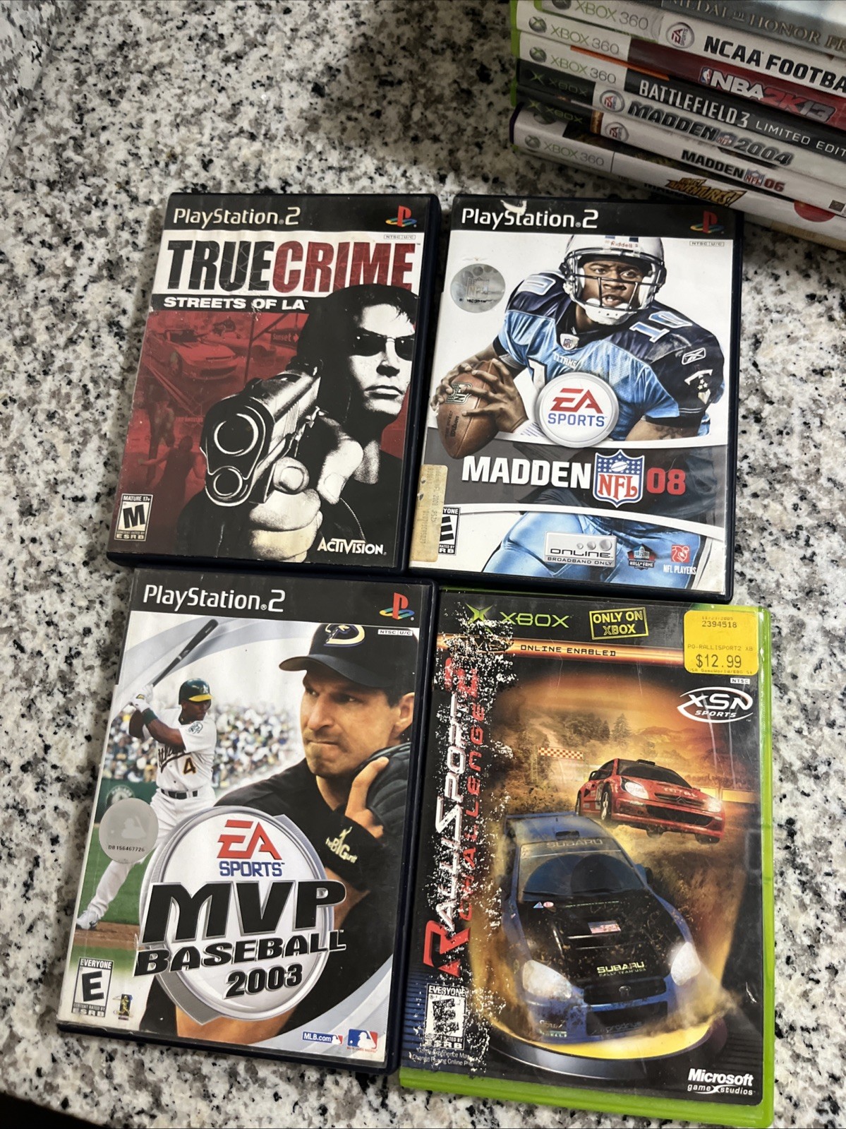 Lot of 60 Xbox 360 Nintendo Games – Heavily Scratched For Resurfacing