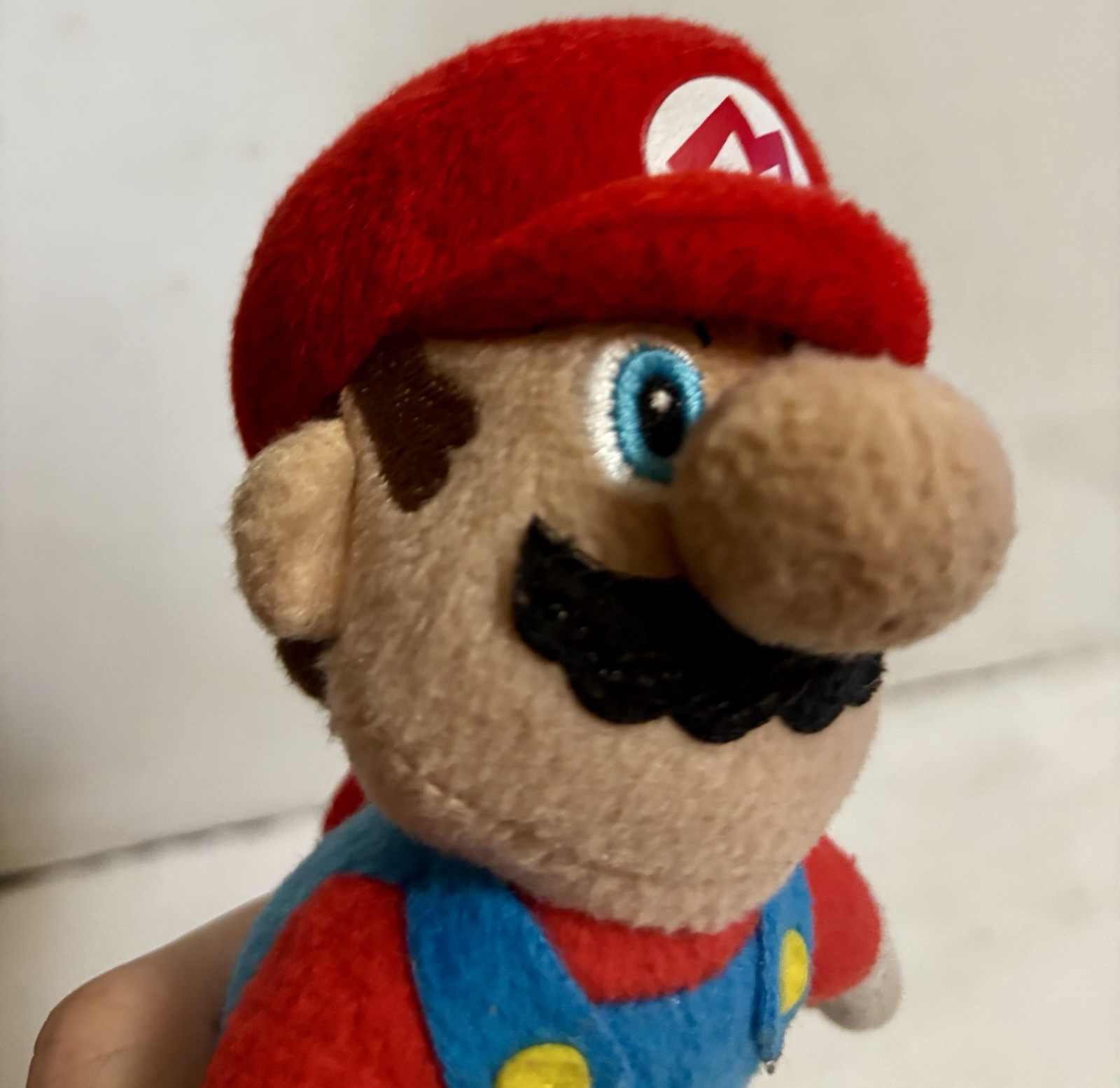 Vintage Nintendo Super Mario Bros. Keychain 7″ Plush Backpack Clip Fast Shipping