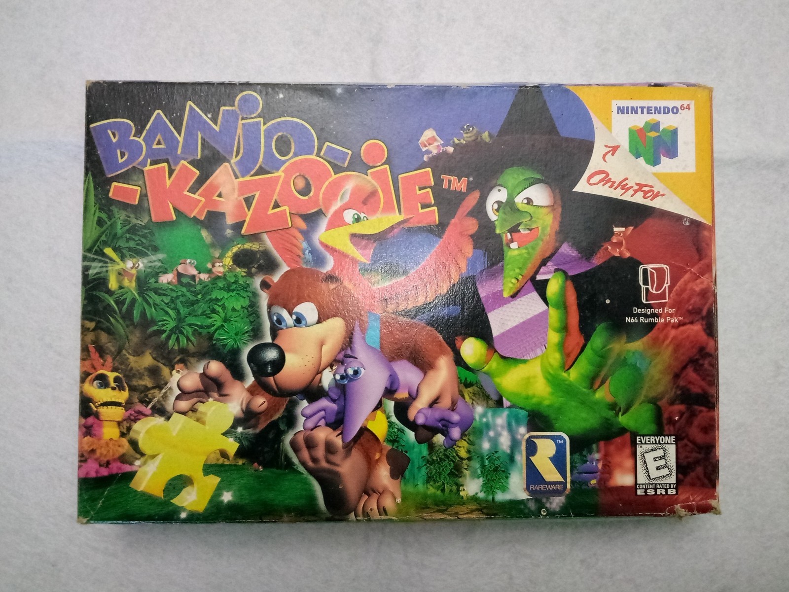 Banjo-Kazooie – Nintendo 64 (N64) – Genuine – Box Only