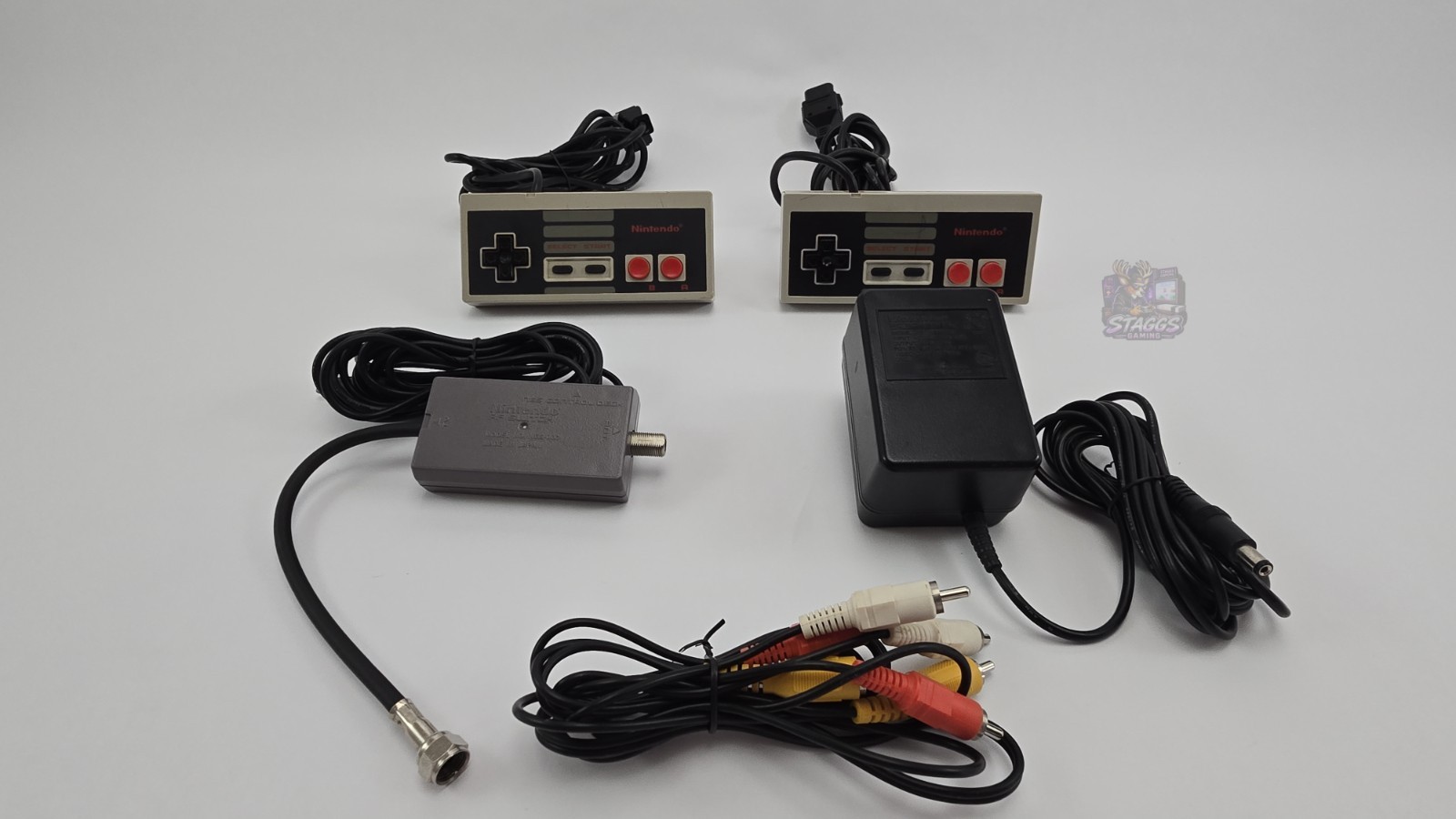 CIB Nintendo NES Console Challenge Set w/Super Mario 3 NFR Label, Tested/Work