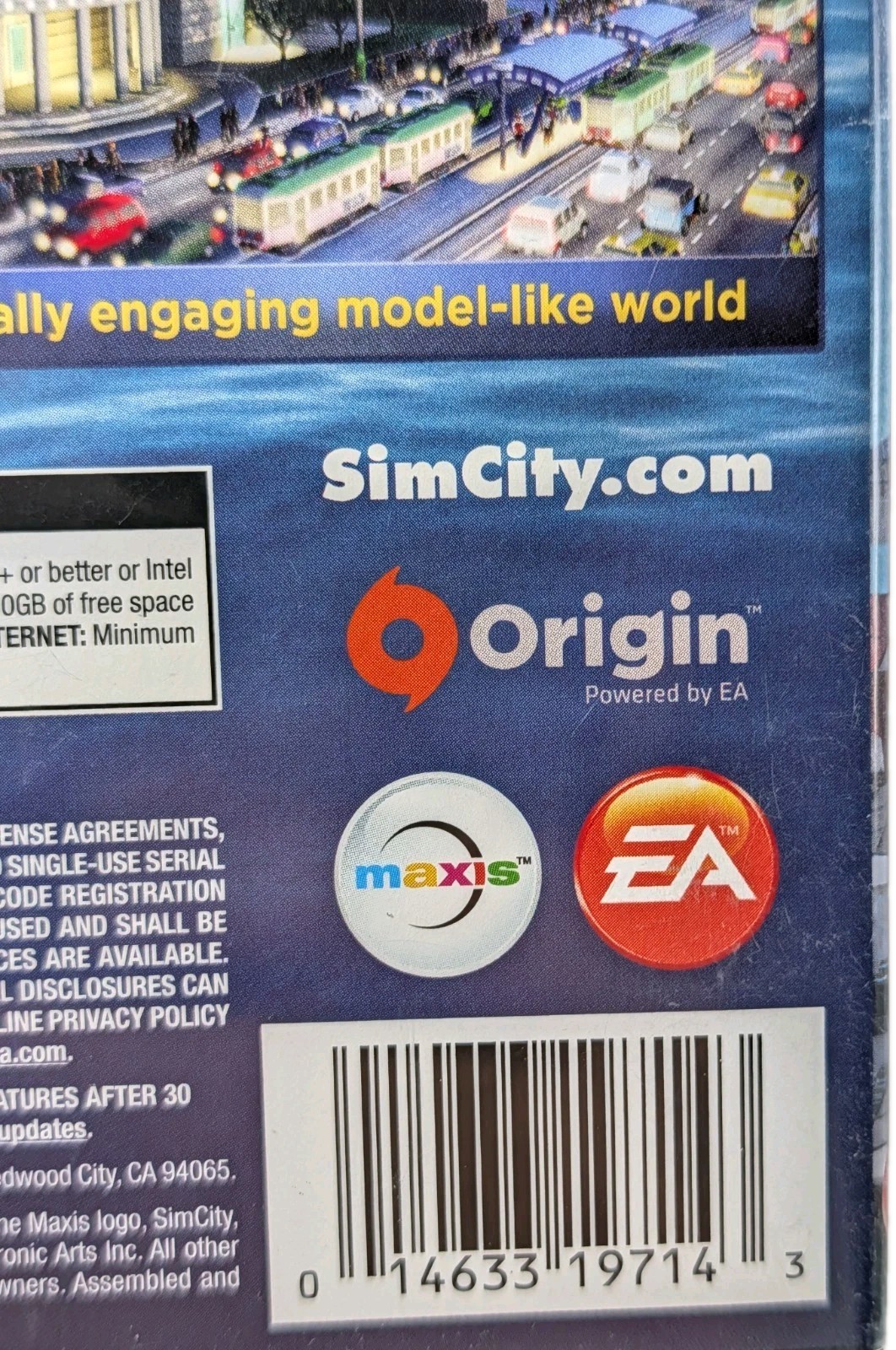Sim City 2013 PC Dvd-Rom; FREE SHIP US; Product Key Included